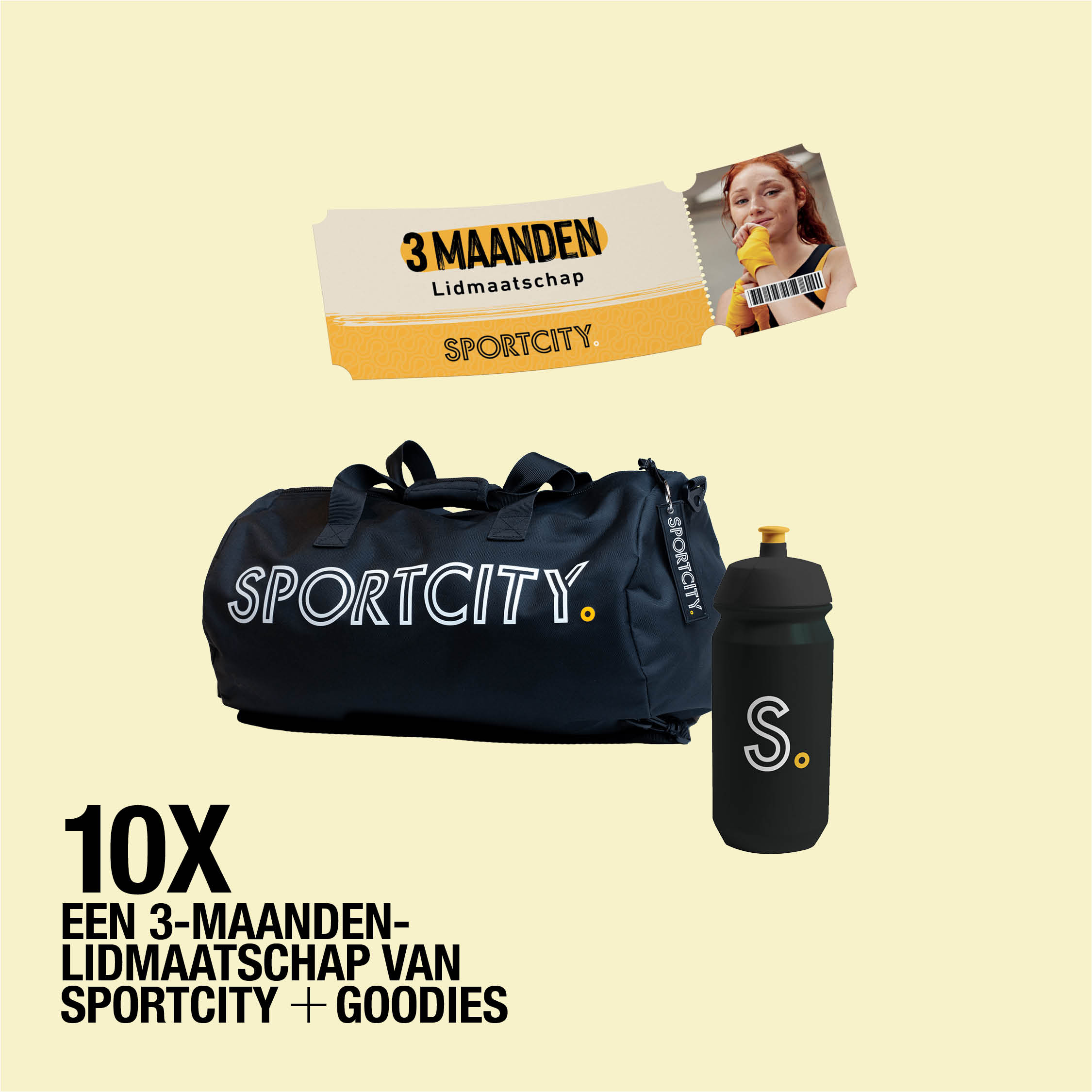Goede voornemens? Win 10 x een gratis 3-maanden lidmaatschap op SportCity met goodies t.w.v. 250 euro