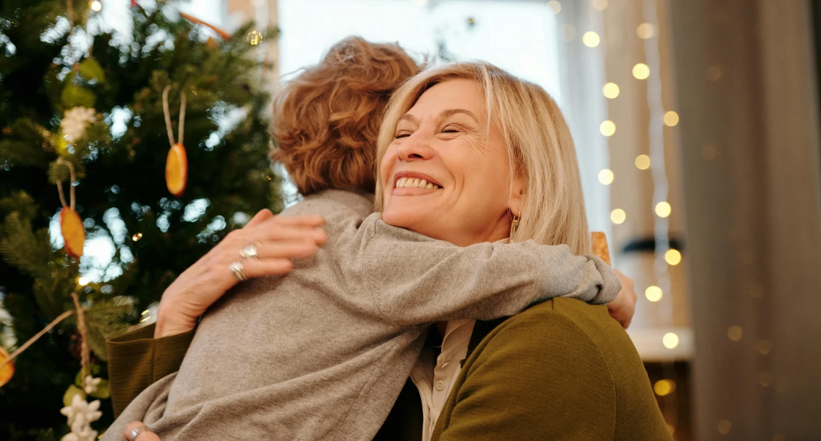 Bedanken, dierbaren, feestdagen