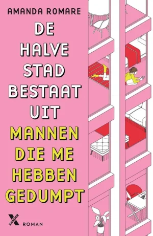 de halve stad bestaat uit mannen die me hebben gedumpt, een boek over daten van amanda romare