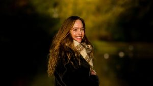 Portret van Linda, die bacteriële endocarditis kreeg