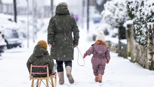eerste sneeuw Limburg