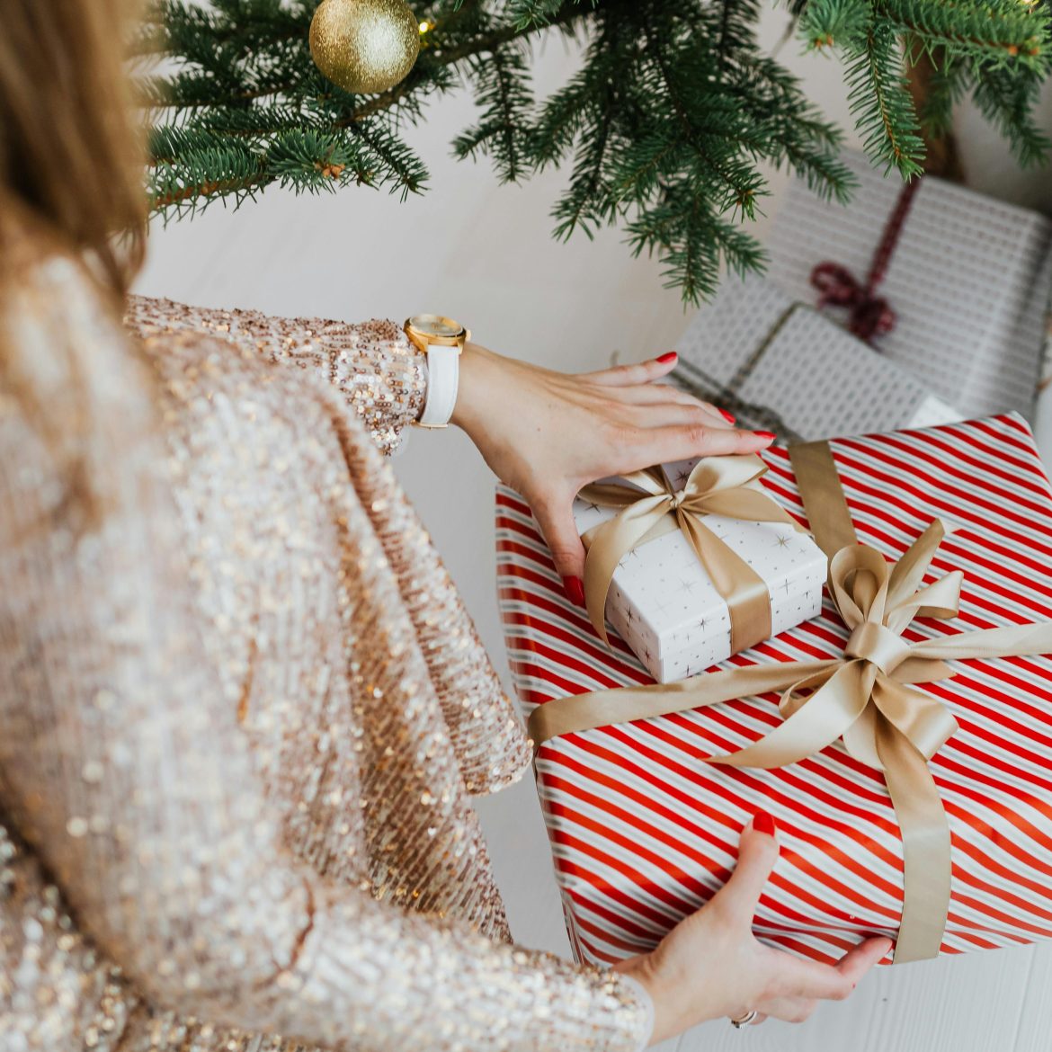 cadeau, planten, geluk