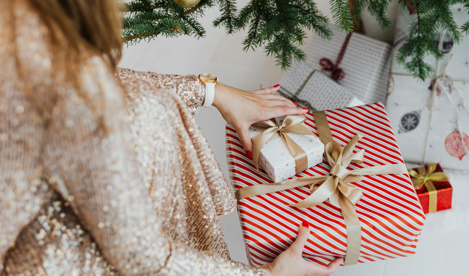 cadeau, planten, geluk