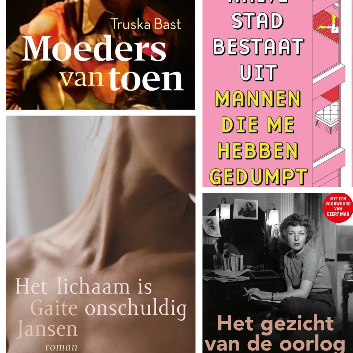 Een collage van onze favoriete boeken voor de winter