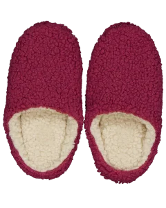 sloffen, pantoffels, warm, zacht, rood, zeeman