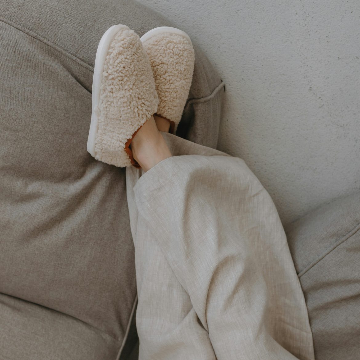 pantoffels, sloffen, zacht, warm