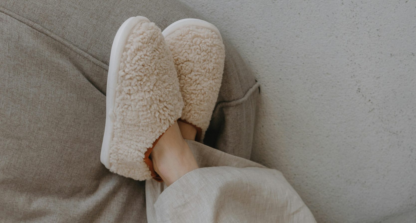 pantoffels, sloffen, zacht, warm