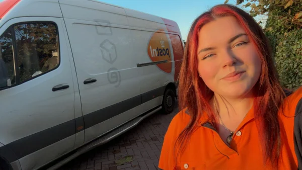 naomi pakketbezorger drukte black friday