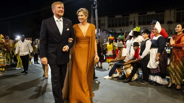 menu staatsbanket Suriname