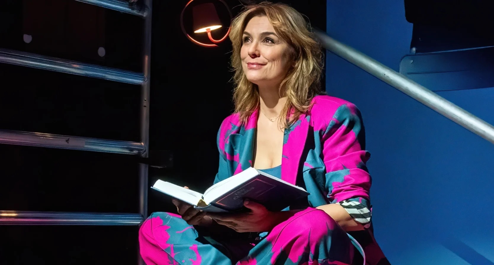 Evi Hanssen in haar theaterstuk Bloedheet & Tranen