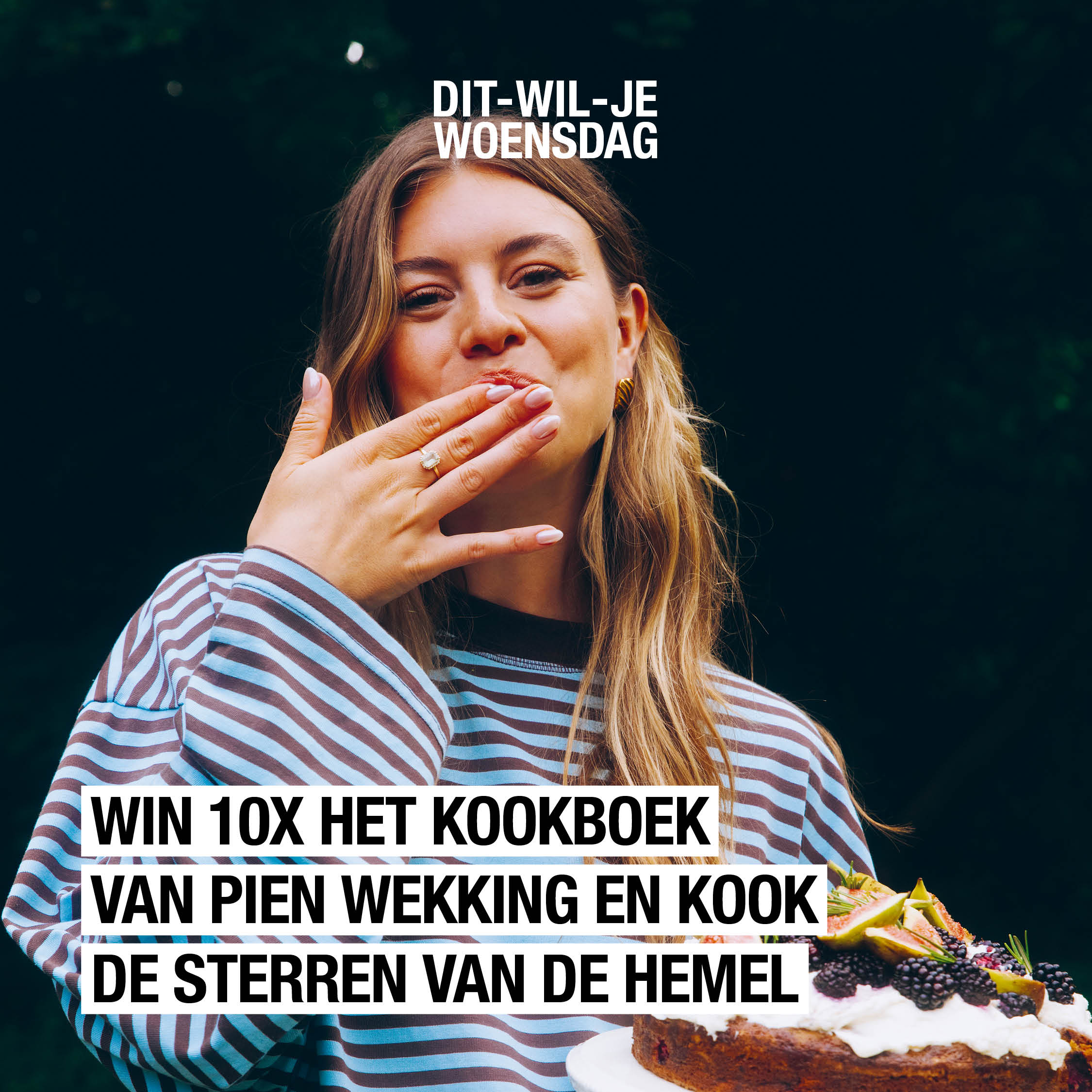 Pien laat nóg meer lekkers zien: maak 10x kans op het nieuwe kookboek van Pien Wekking