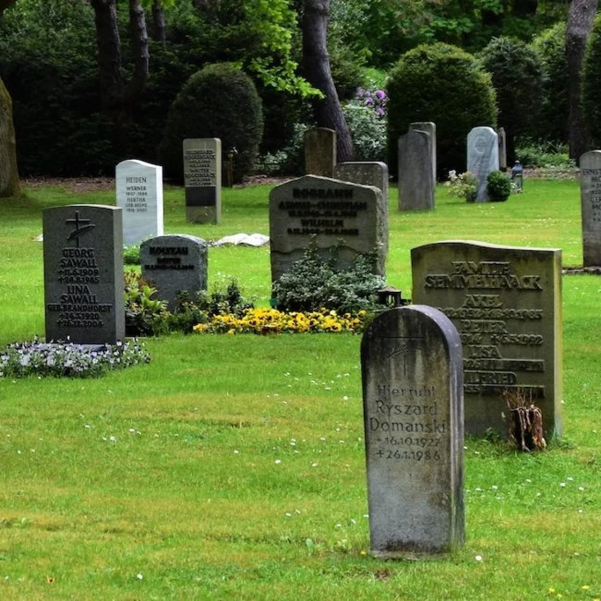 Begraafplaats experimenteren