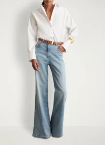 lichte denim broek / jeans