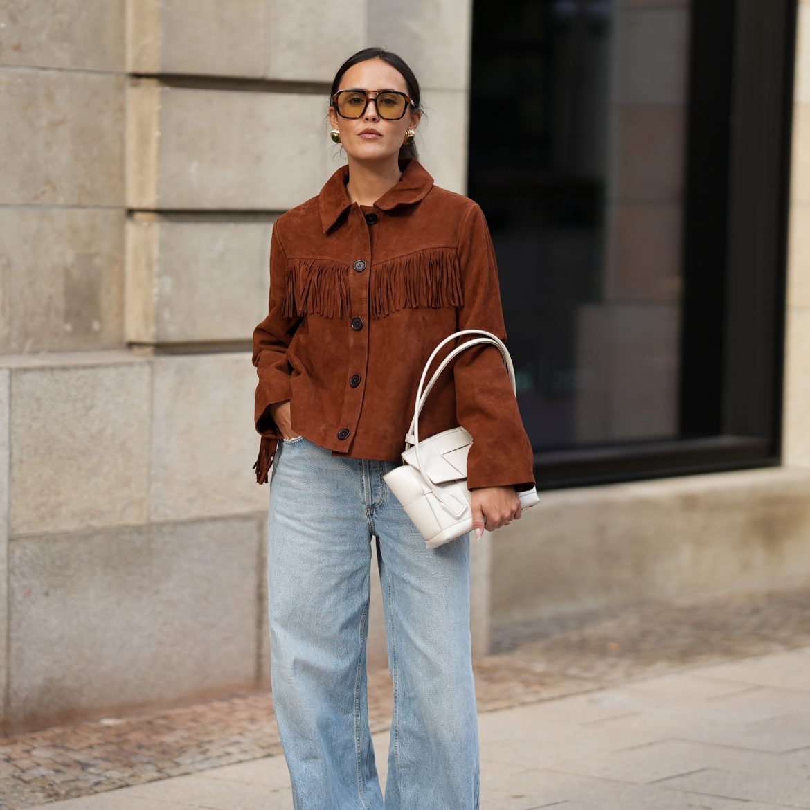 lichte jeans streetstyle