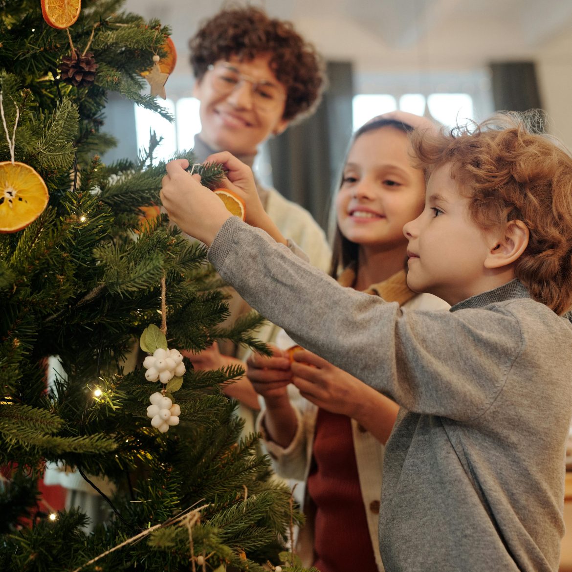 Kerst samengesteld gezin