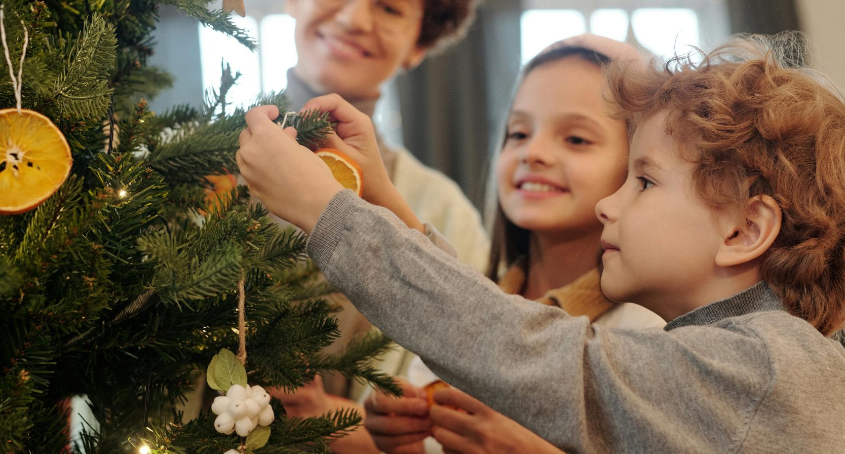 Kerst samengesteld gezin