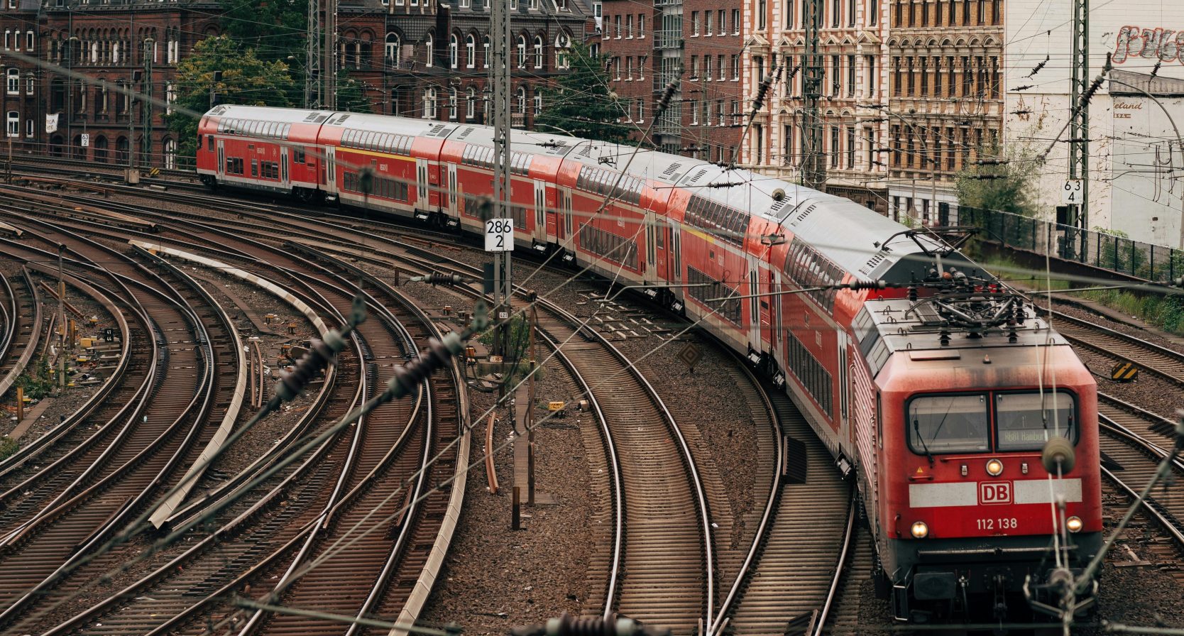 Met de trein naar Berlijn.
