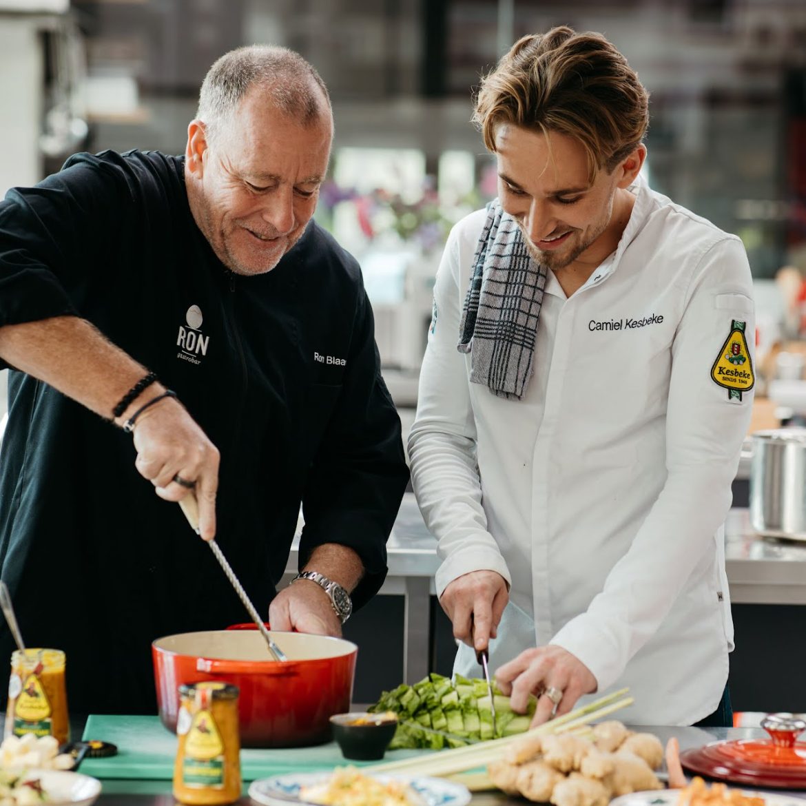 stamppotsaus Kesbeke Ron Blaauw, camiel kesbeke, sterrenchef