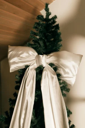 Thumbnail voor Dit jaar geen peperdure kerstversiering: zó maak je zelf een imposante strik voor je interieur