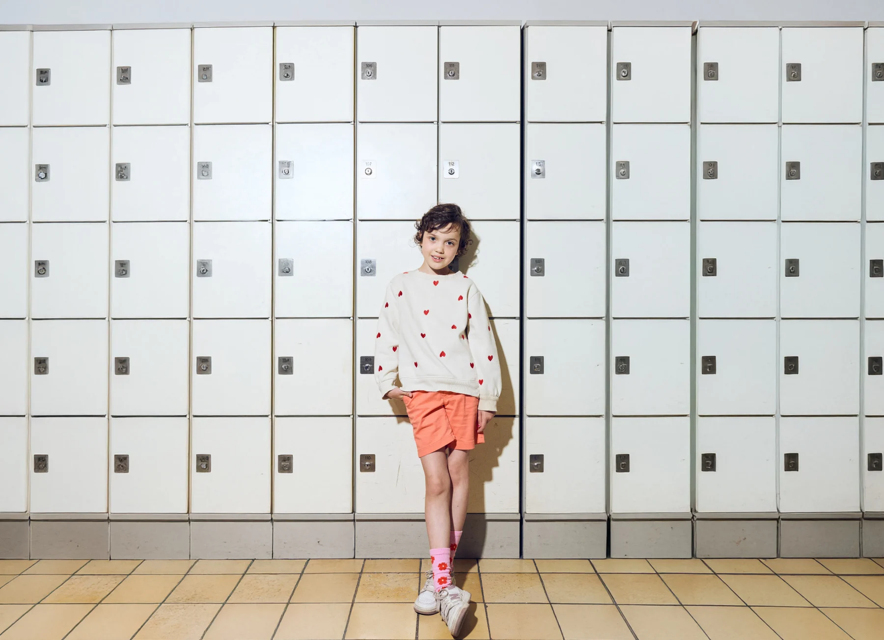 Lize in korte broek voor KiKa