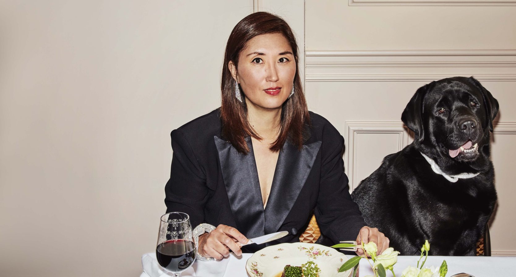 Cynthia en haar huisdier