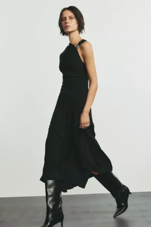 Zwarte jurk van Pull & Bear