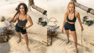 Thumbnail voor Amijé en Lies blikken terug op 'Expeditie Robinson': 'Fysiek was het te zwaar voor ons'