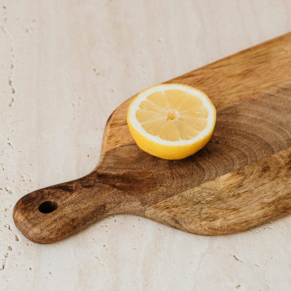 houten snijplank als nieuw schoonmaken