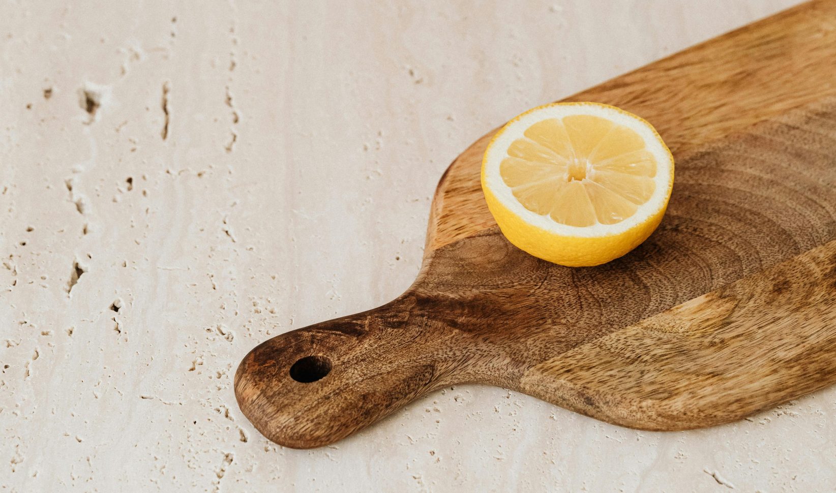 houten snijplank als nieuw schoonmaken