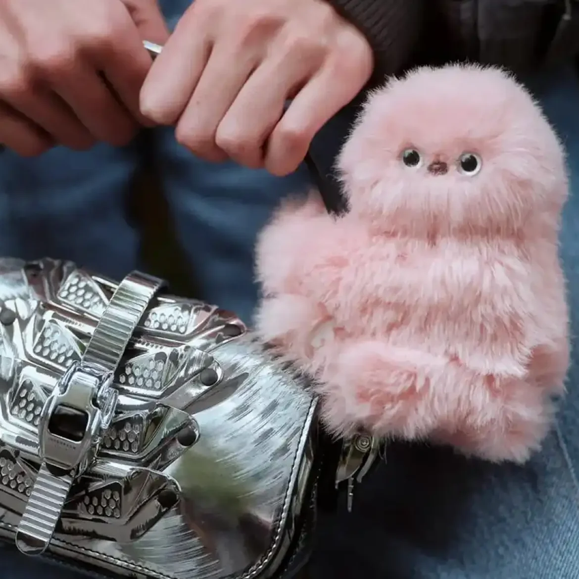 robot bag charm mirumi