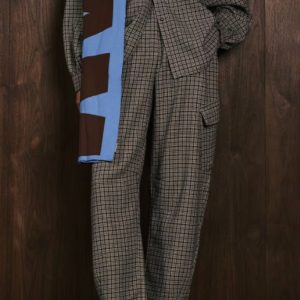 broek met ruitenprint