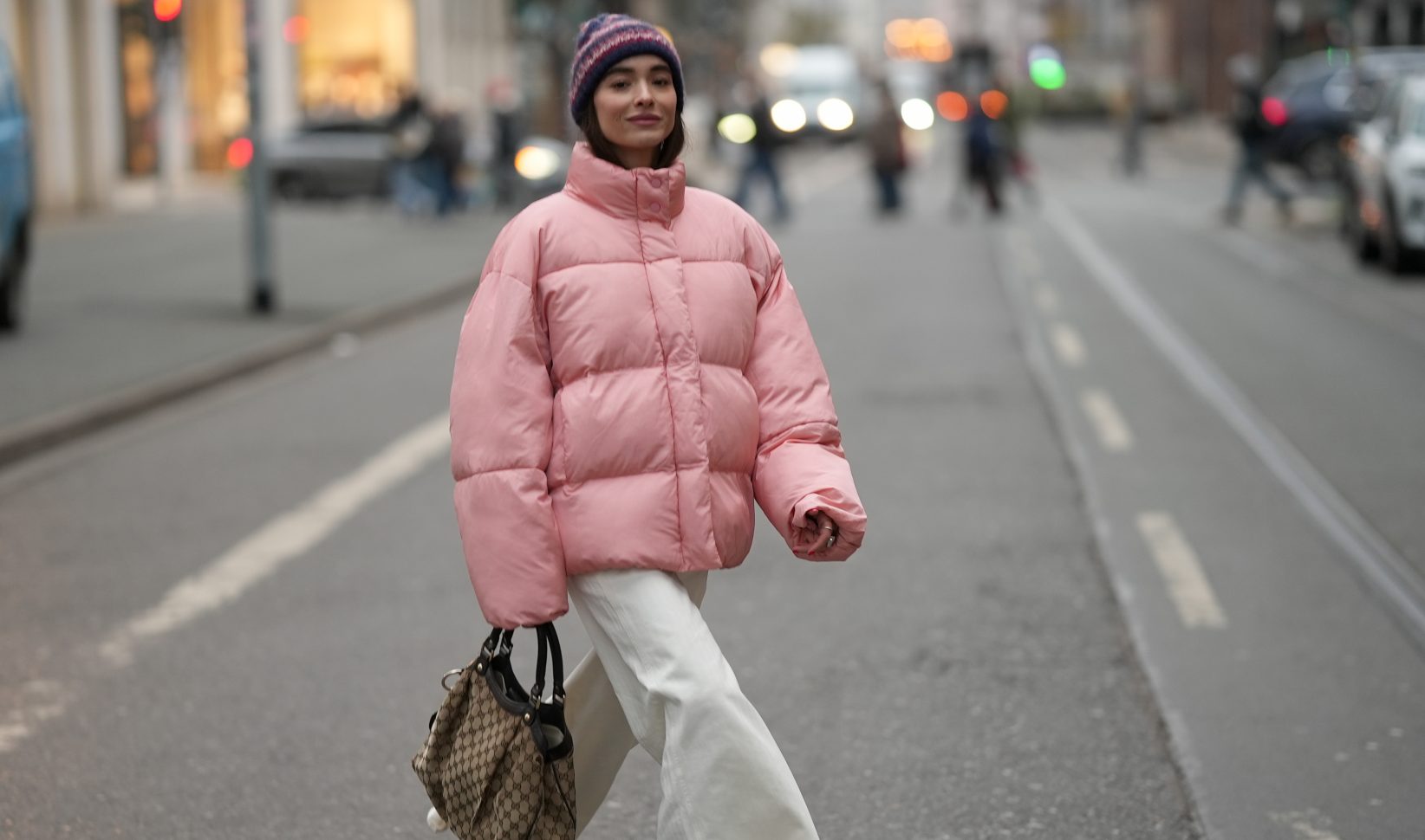 winterjas, roze, sale, streetstyle
