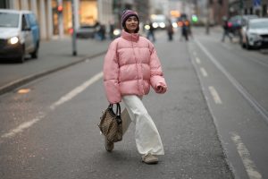 winterjas, roze, sale, streetstyle
