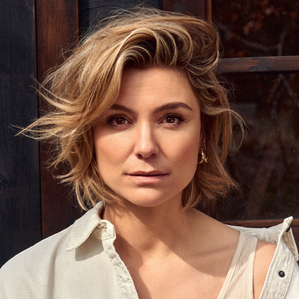 'Niet alleen mijn gezicht lijkt z'n eigen weg te gaan, ook mijn lichaam doet vrolijk mee'