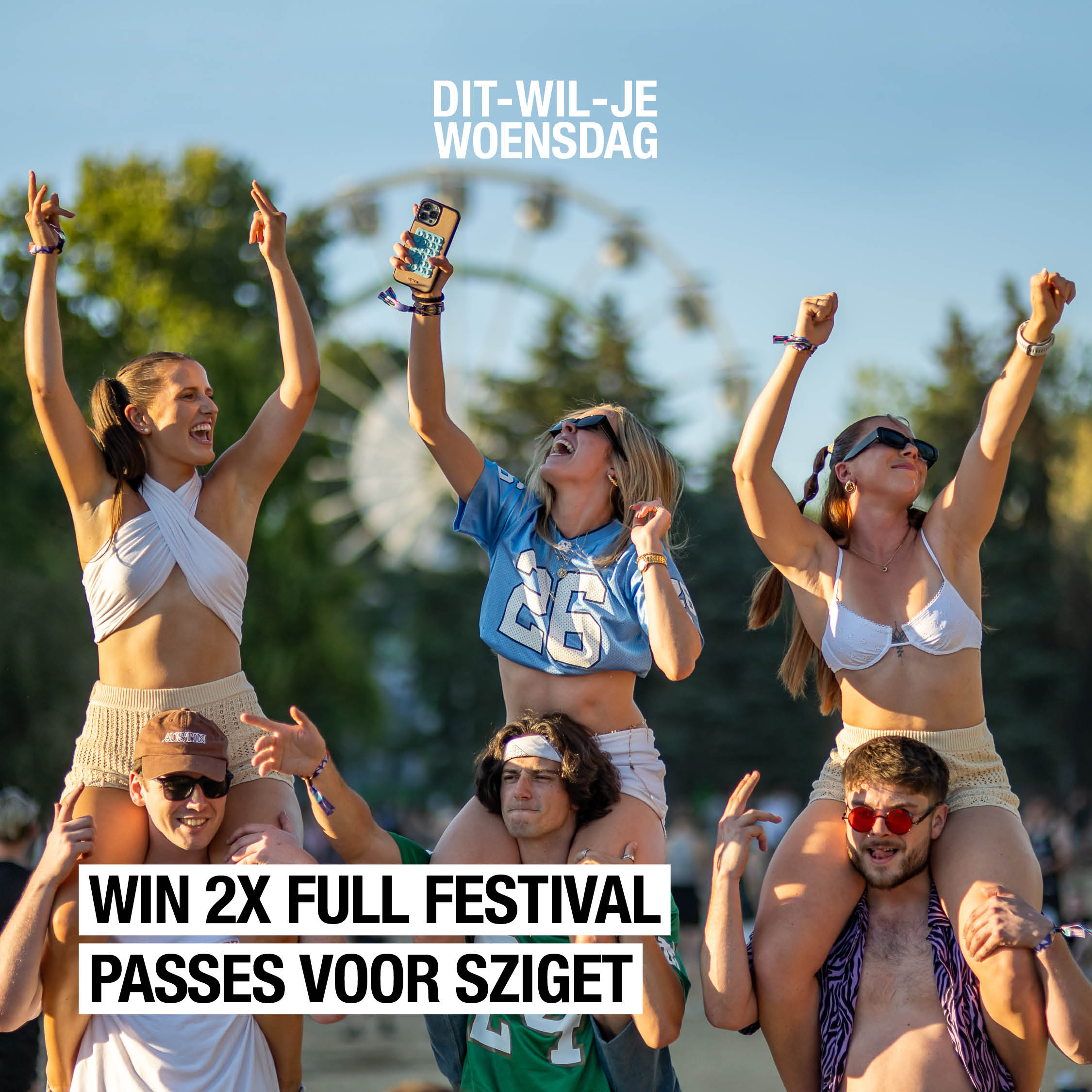 5 dagen feesten op hét festival van Europa: win 2 tickets voor Sziget in Boedapest (t.w.v. 329 euro per stuk)