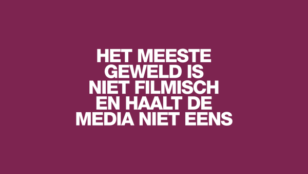 'Het meeste geweld gebeurt achter voordeuren. In woonwijken die er precies zo uitzien als de onze'