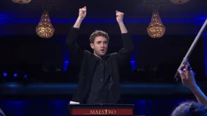 Thumbnail voor Daniel Cornelissen in tranen na optreden 'Maestro': 'Nu ben ik die domme acteur die huilt'