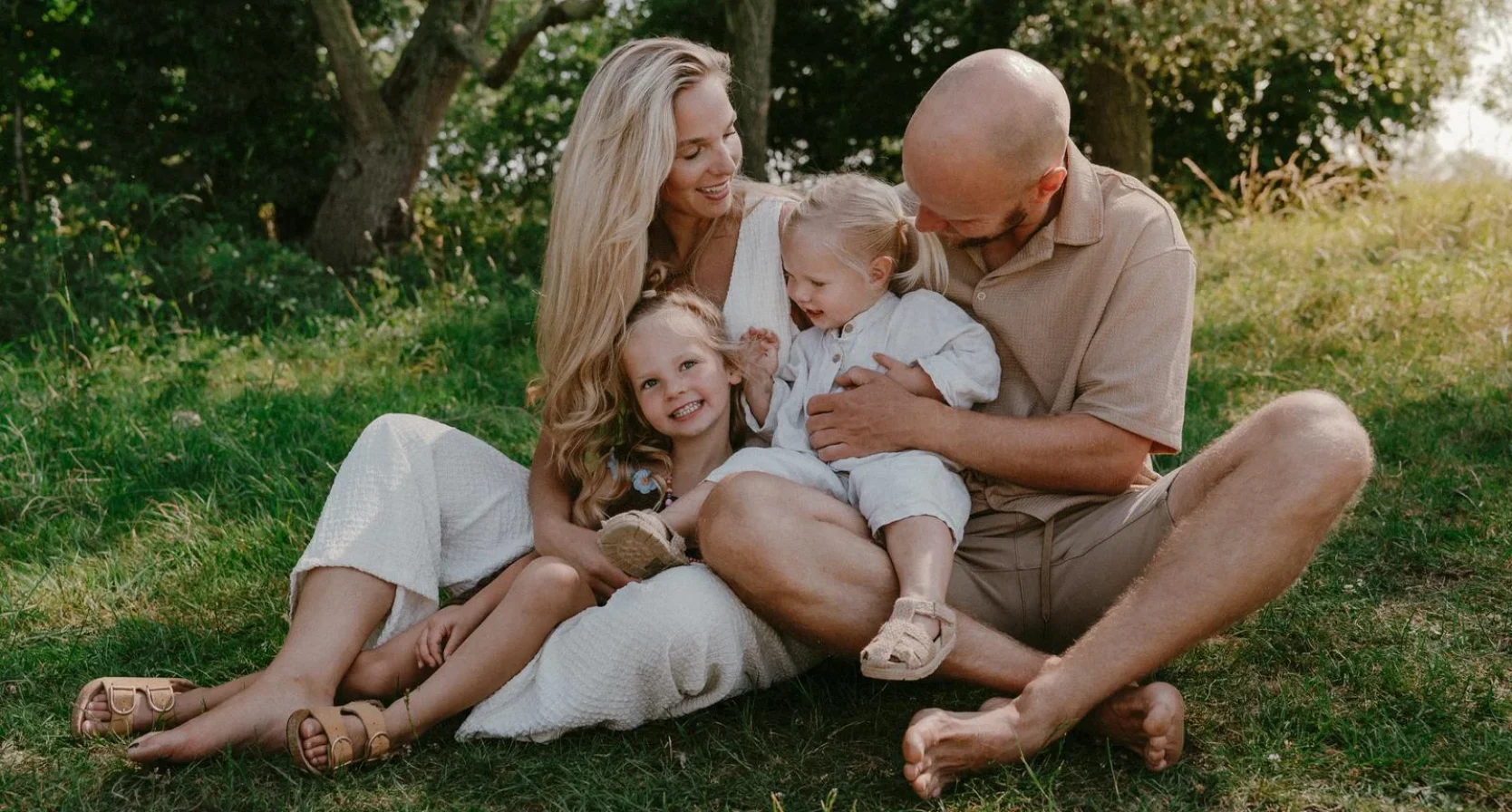 Jorien met haar gezin