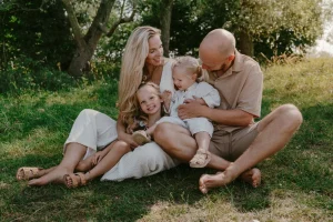 Jorien met haar gezin