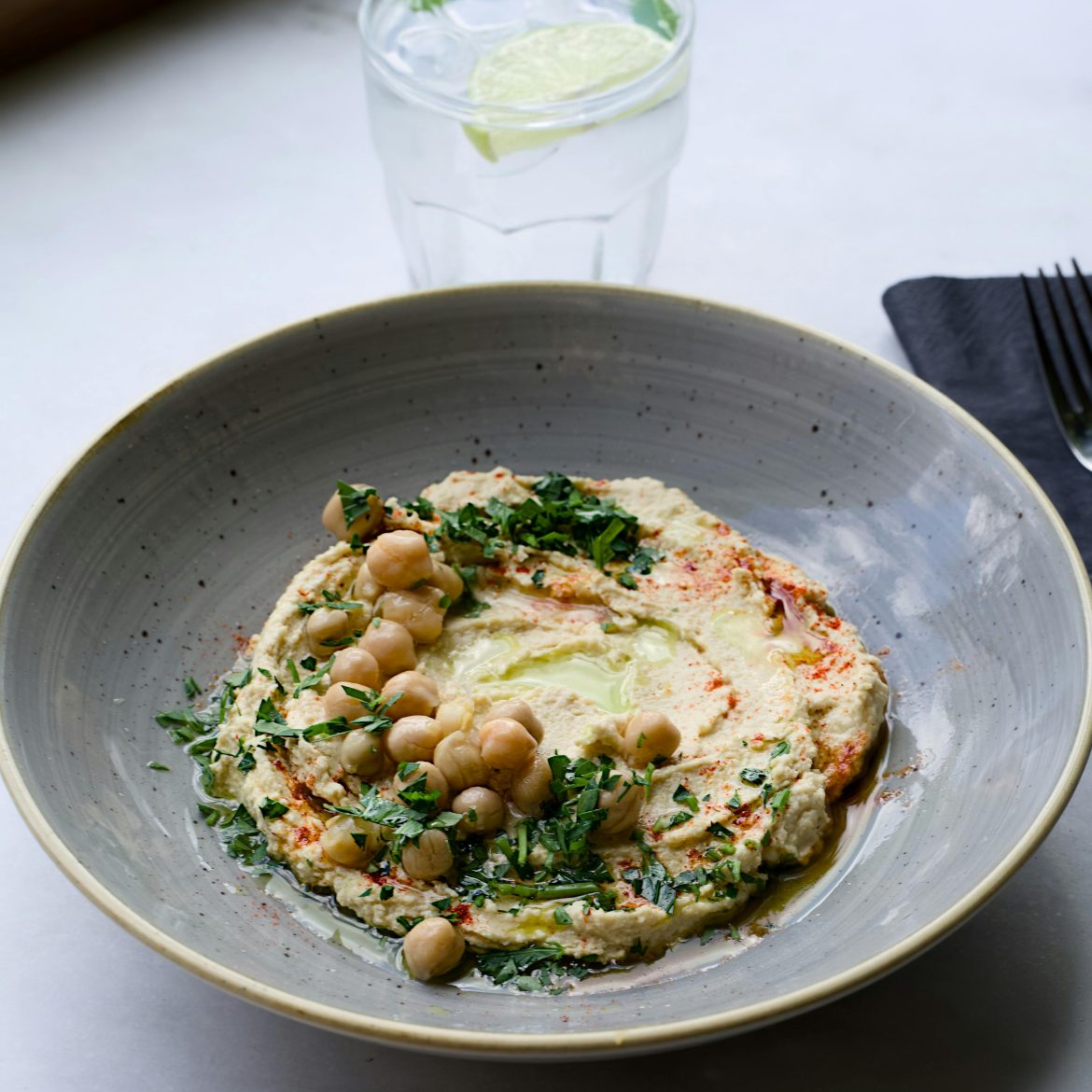 Bord met peulvruchten