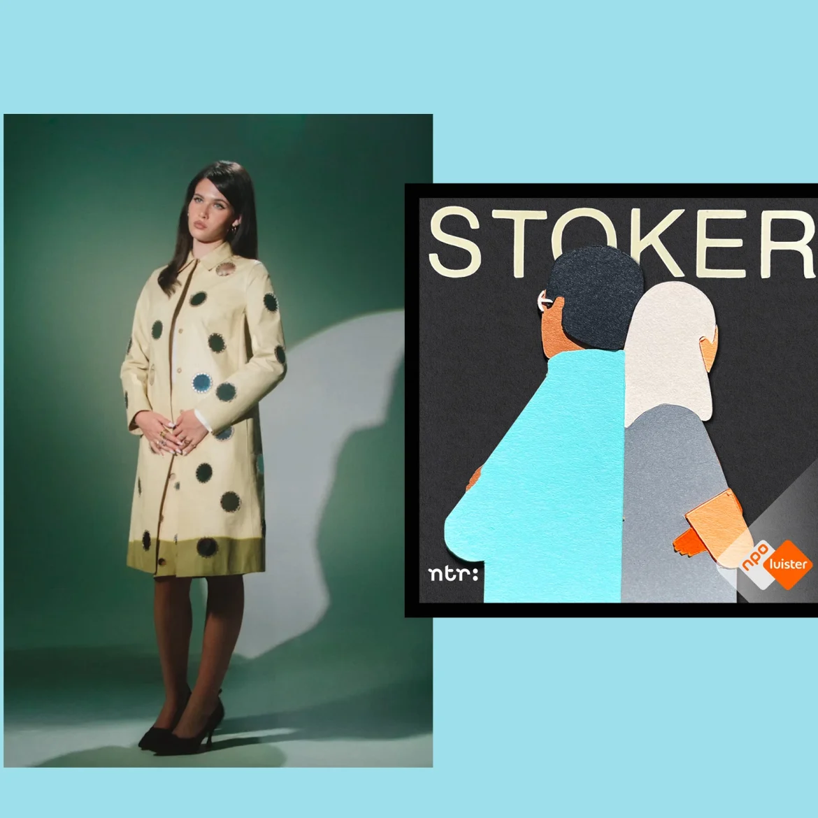collage van onze luistertips, waaronder de podcast stoker