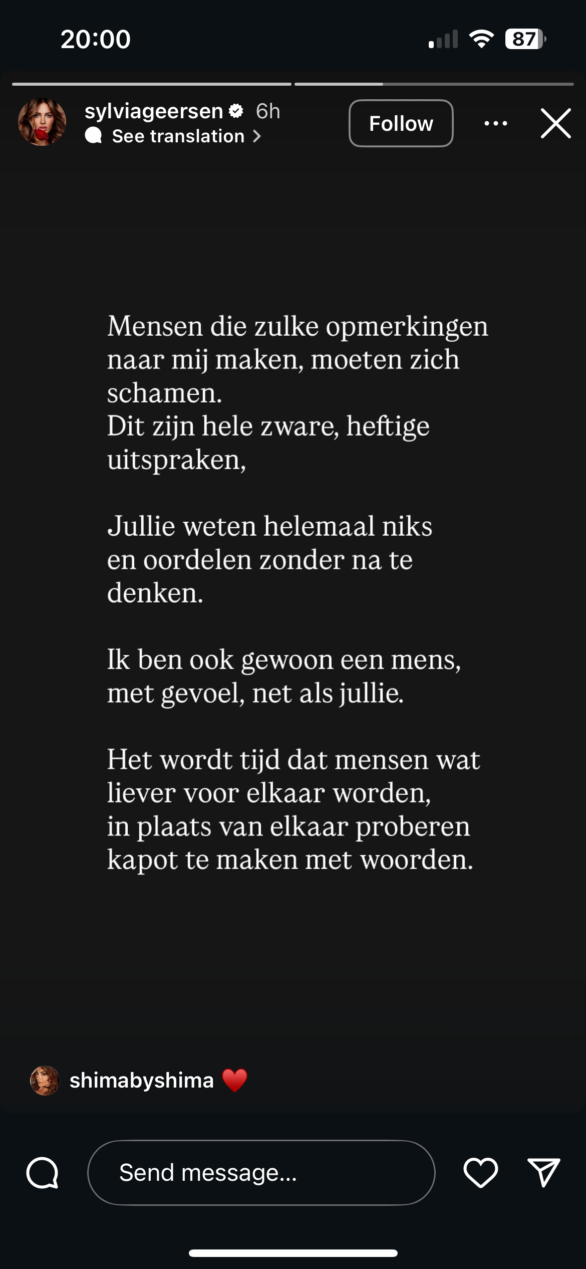 Sylvia Geersen instagram