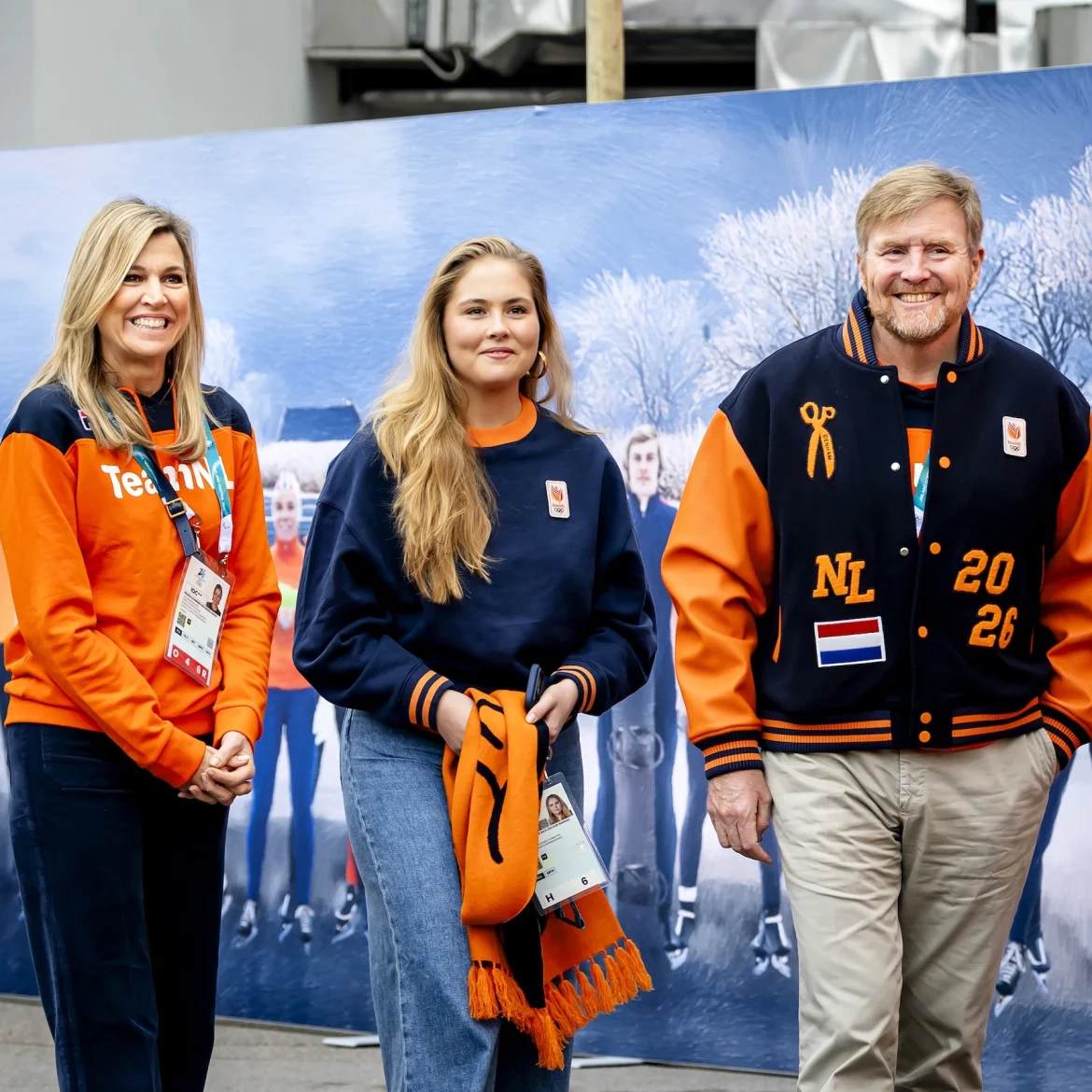 Sven Kramer en Ireen Wüst openen TeamNL Huis, koninklijke familie aanwezig bij brunch