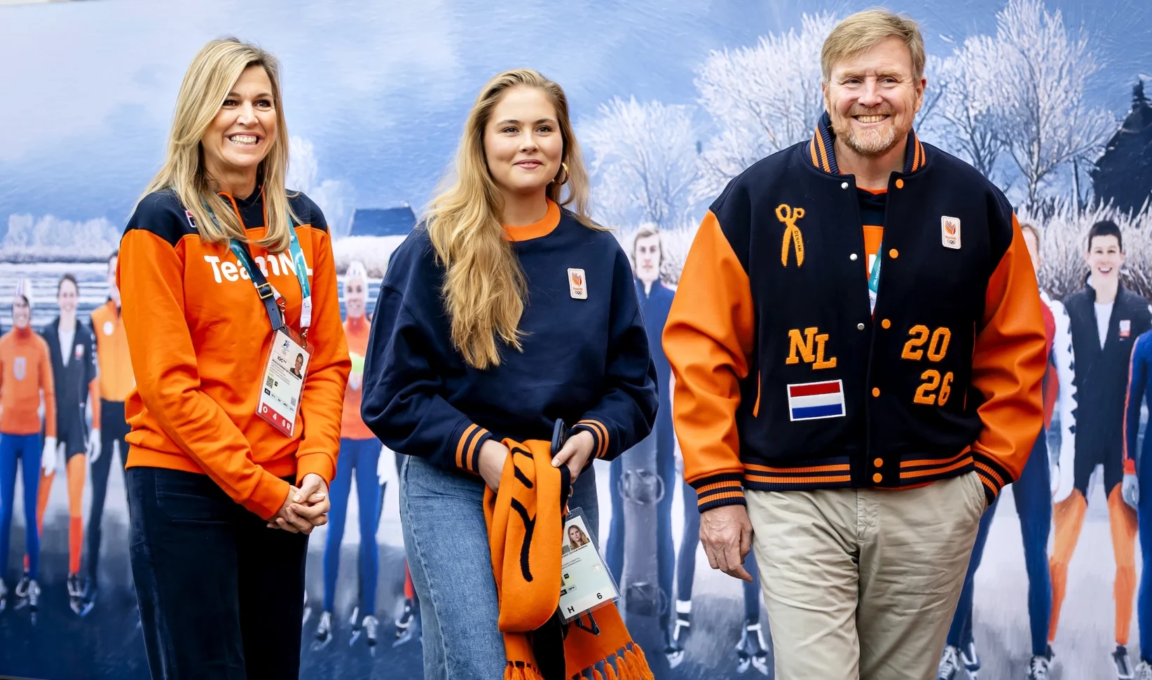 Sven Kramer en Ireen Wüst openen TeamNL Huis, koninklijke familie aanwezig bij brunch