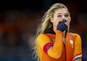 Thumbnail voor Emotionele Jutta Leerdam blij dat ze haar hart heeft gevolgd: 'De druk was immens'