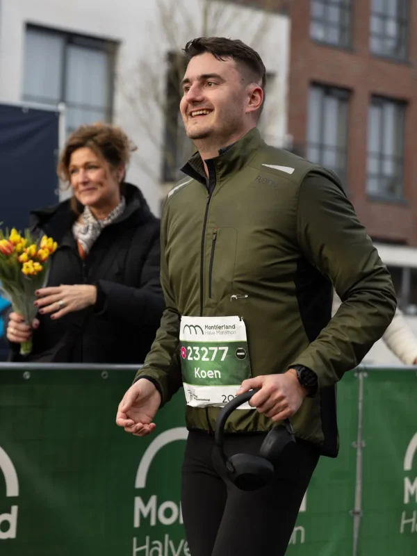 Koen halve marathon moeder