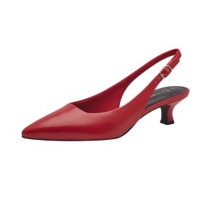 rode accessoires. schoenen