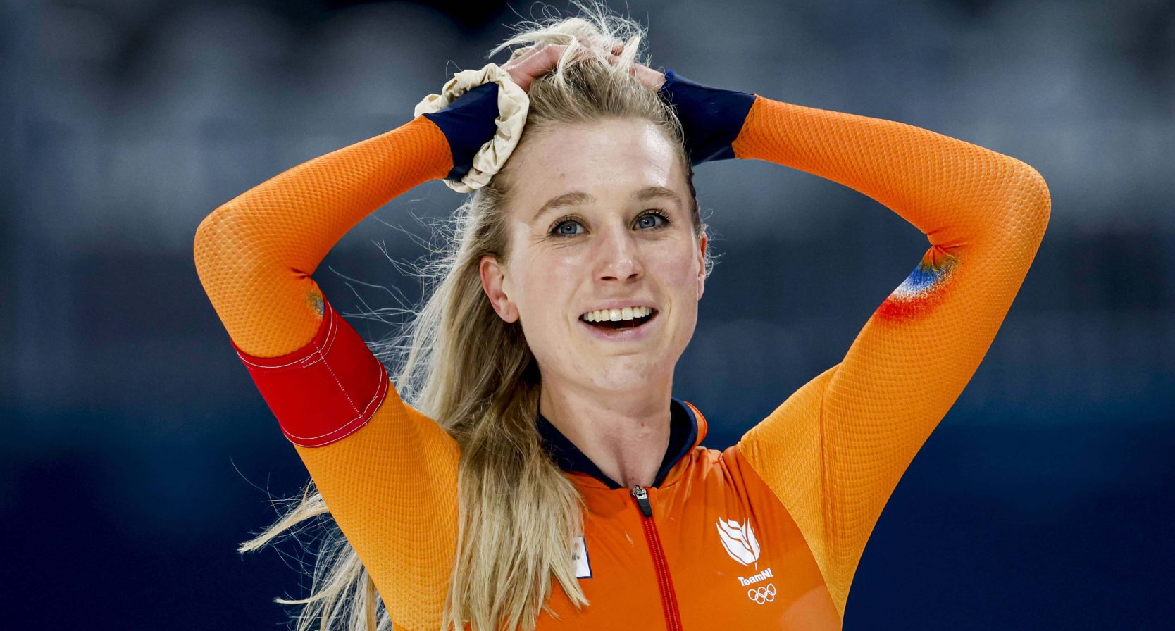 Merel Conijn wint zilveren medaille op de 5.000 meter