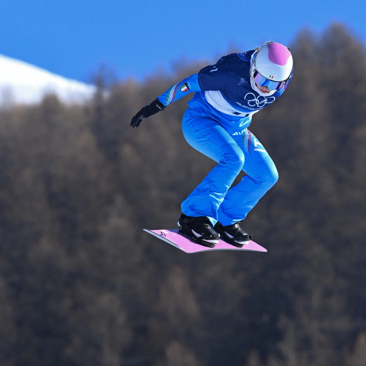 Snowboarden. Big Air