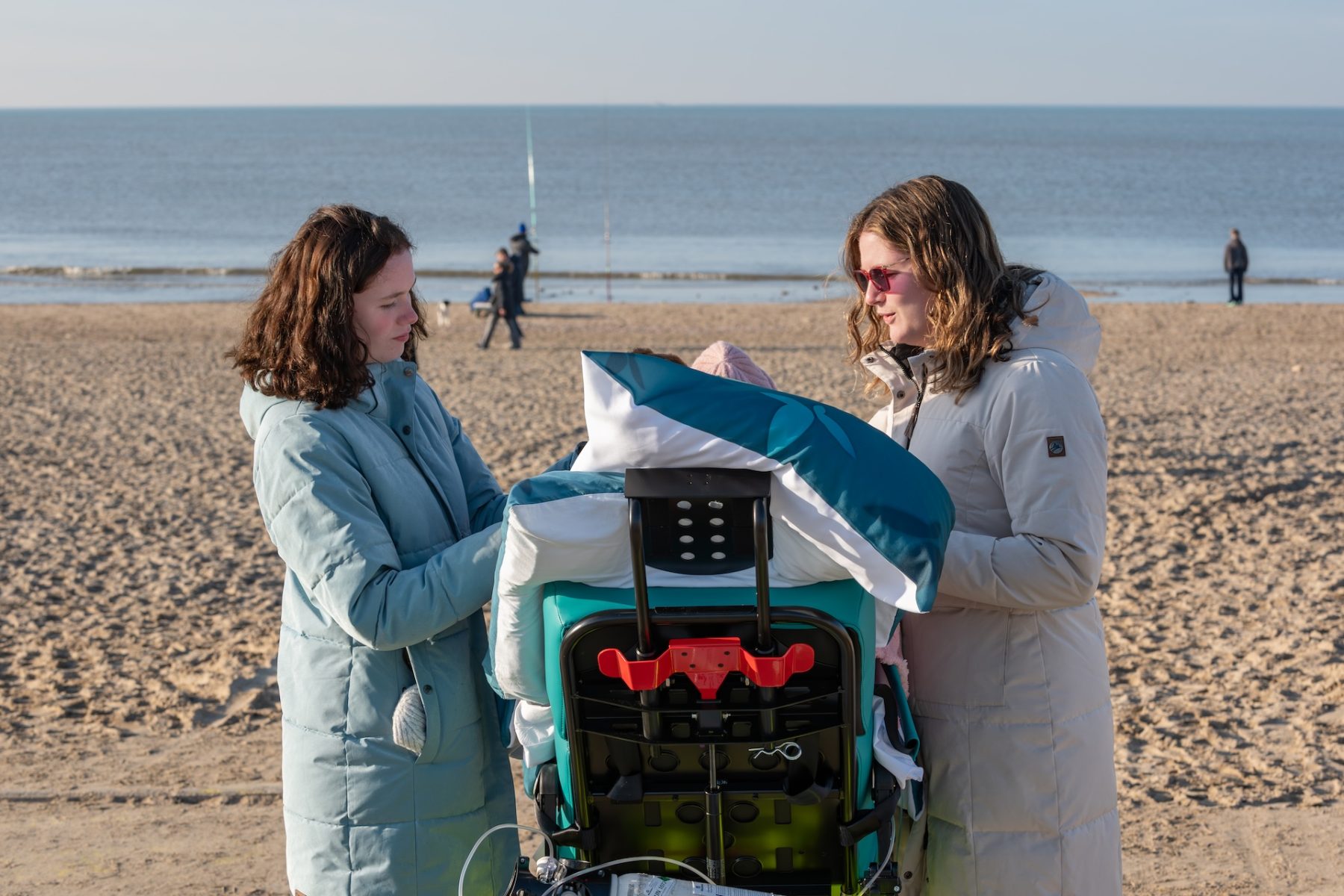 wendy laatste wens aan zee met dochters